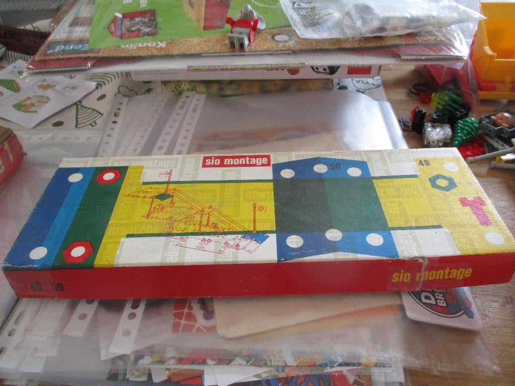 VINTAGE SIOMONTAGE DOOS 49/50, Kinderen en Baby's, Speelgoed | Bouwstenen, Ophalen of Verzenden