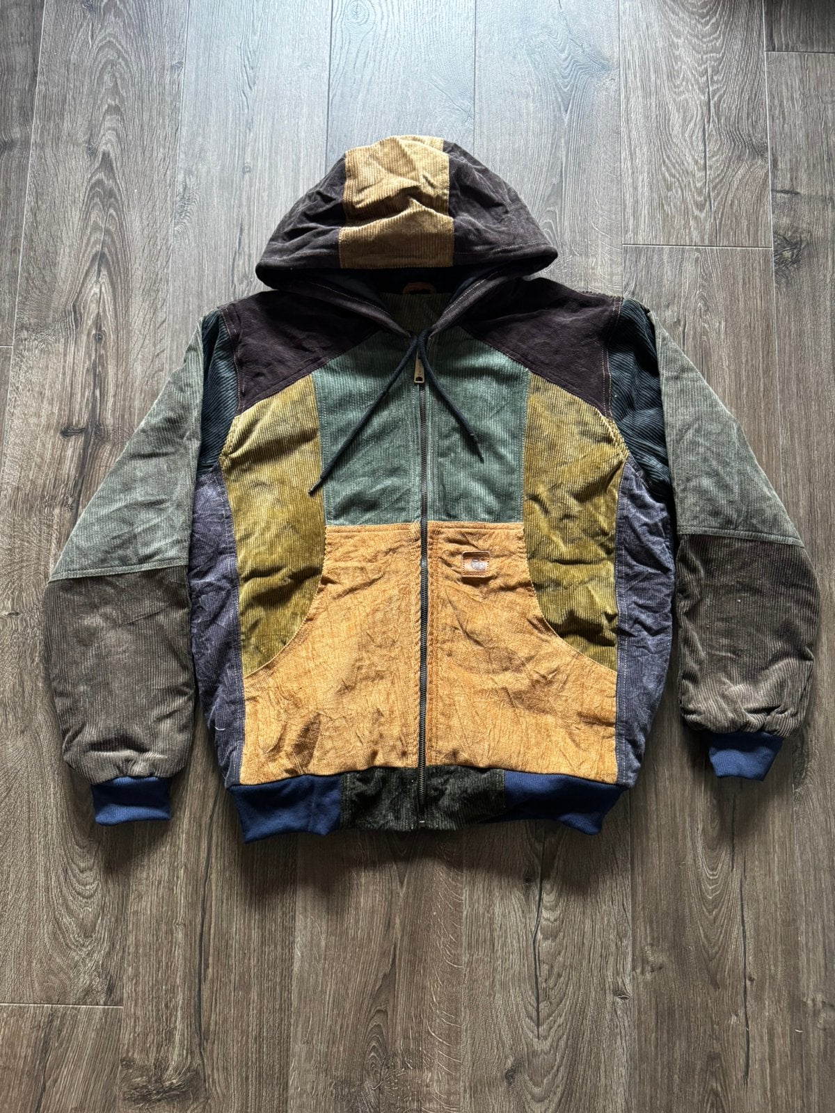 Carhartt Rework Patchwork Corduroy Jacket, Verzenden, Nieuw, Maat 52/54 (L), Meerkleurig