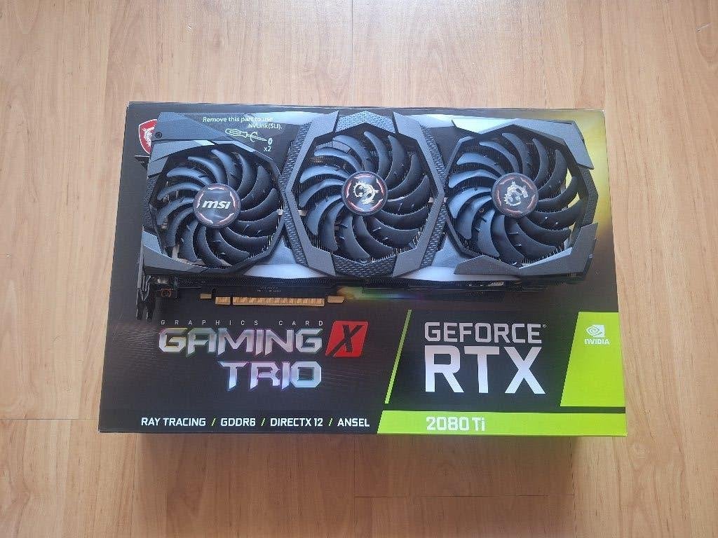 MSI GeForce RTX 2080 Ti Gaming X Trio 11GB GDDR6, Computers en Software, Videokaarten, Ophalen