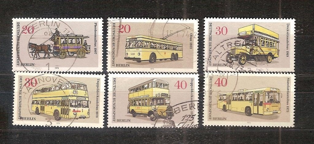 Auto 7 Berlijn 446-451, Ophalen of Verzenden, Gestempeld, Auto's