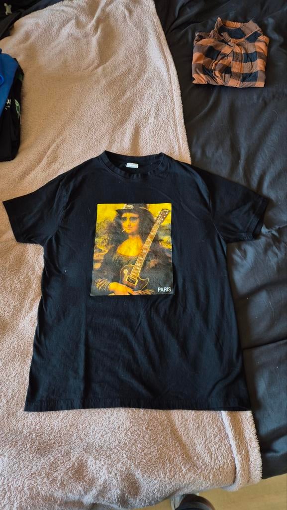 William Diffusion Mona Lisa Rock T-shirt Maat M, Maat 48/50 (M), Zwart, Ophalen of Verzenden, Zo goed als nieuw