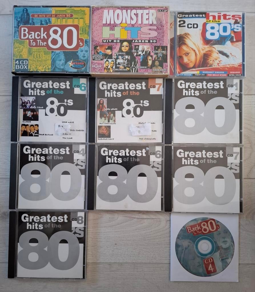 Grote collectie Greatest Hits of the 80's en 90's CD's, Cd's en Dvd's, Cd's | Verzamelalbums, Ophalen of Verzenden, Gebruikt, Pop