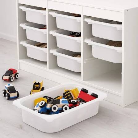 Ikea Trofast lage opbergkast, Ophalen of Verzenden, Zo goed als nieuw, 75 tot 100 cm, Minder dan 50 cm