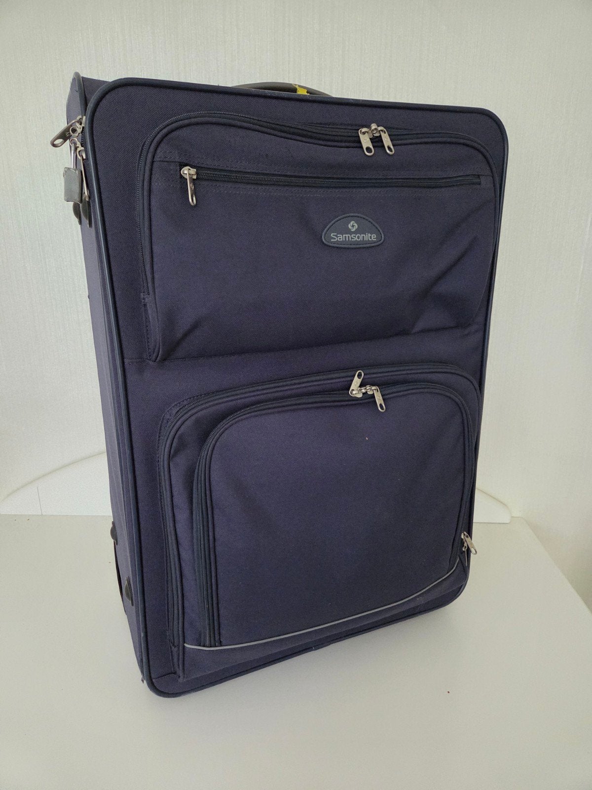 Samsonite reiskoffer - 70x50x35 cm - Blauw, Uitschuifbare handgreep, 30 cm of meer, Gebruikt, Blauw
