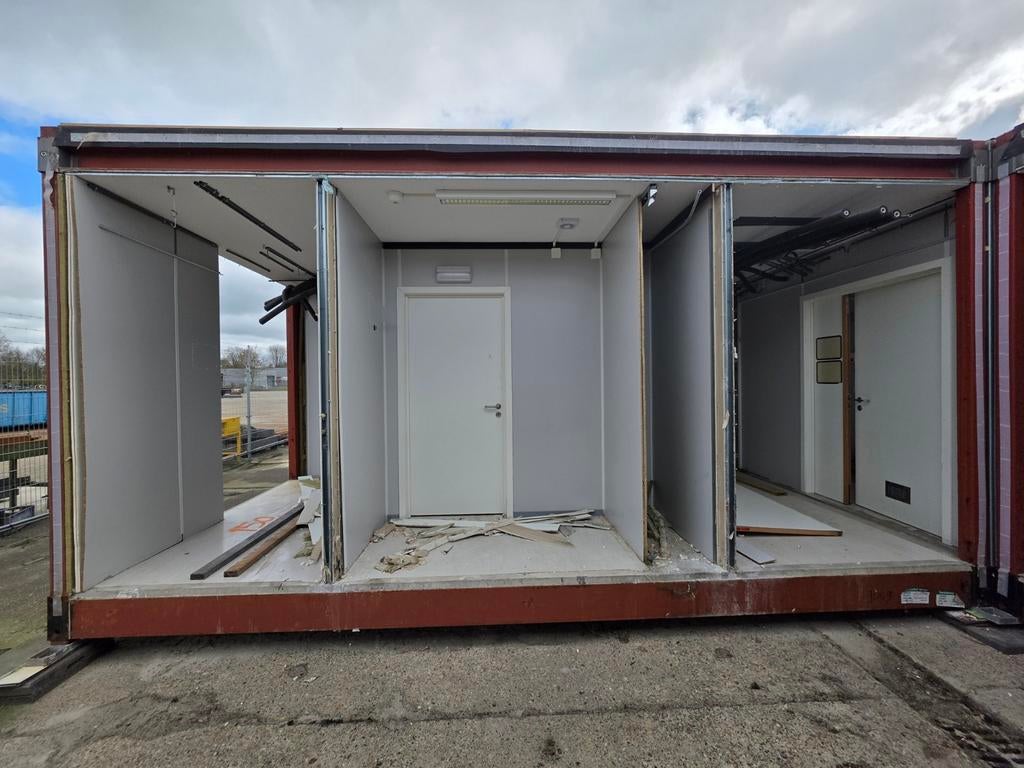 12 stuks woonunits betonvloer, de meeuw, Zakelijke goederen, Machines en Bouw | Keten en Containers, Ophalen of Verzenden