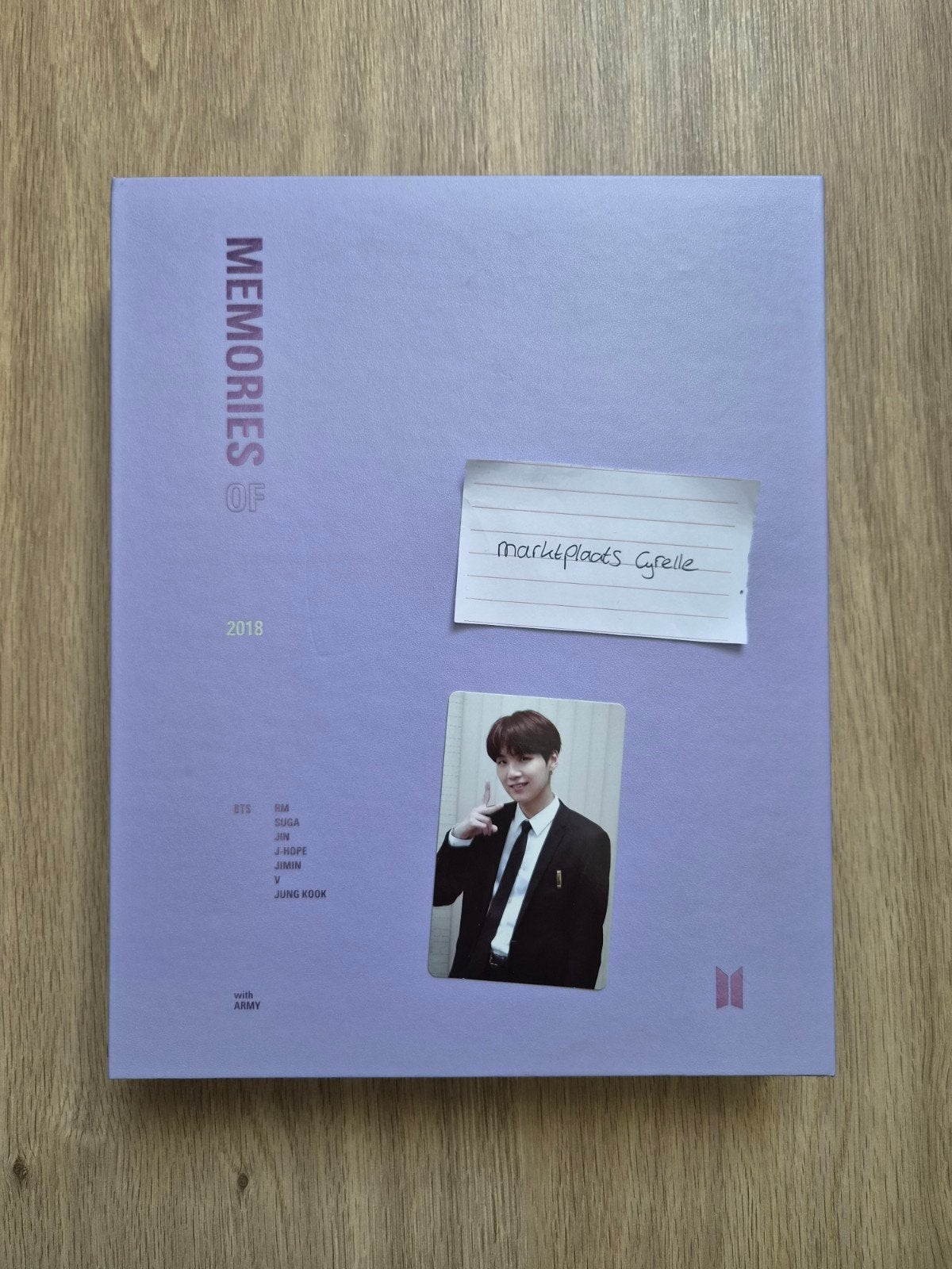 BTS Memories of 2018 (met Suga fotokaart), Ophalen of Verzenden, Zo goed als nieuw, Inclusief doosje