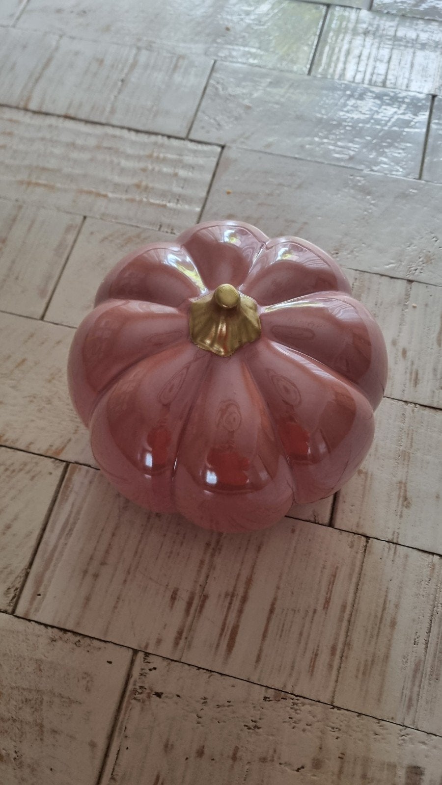Roze decoratieve pompoen, Huis en Inrichting, Ophalen, Roze, Zo goed als nieuw, Modern