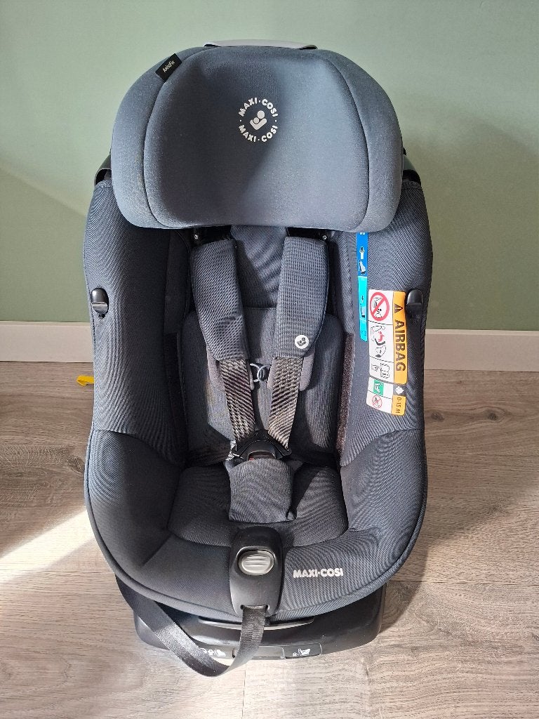 Maxi-Cosi  AxissFix - Authentic Graphite, Ophalen, Zo goed als nieuw, Isofix, 0 t/m 13 kg
