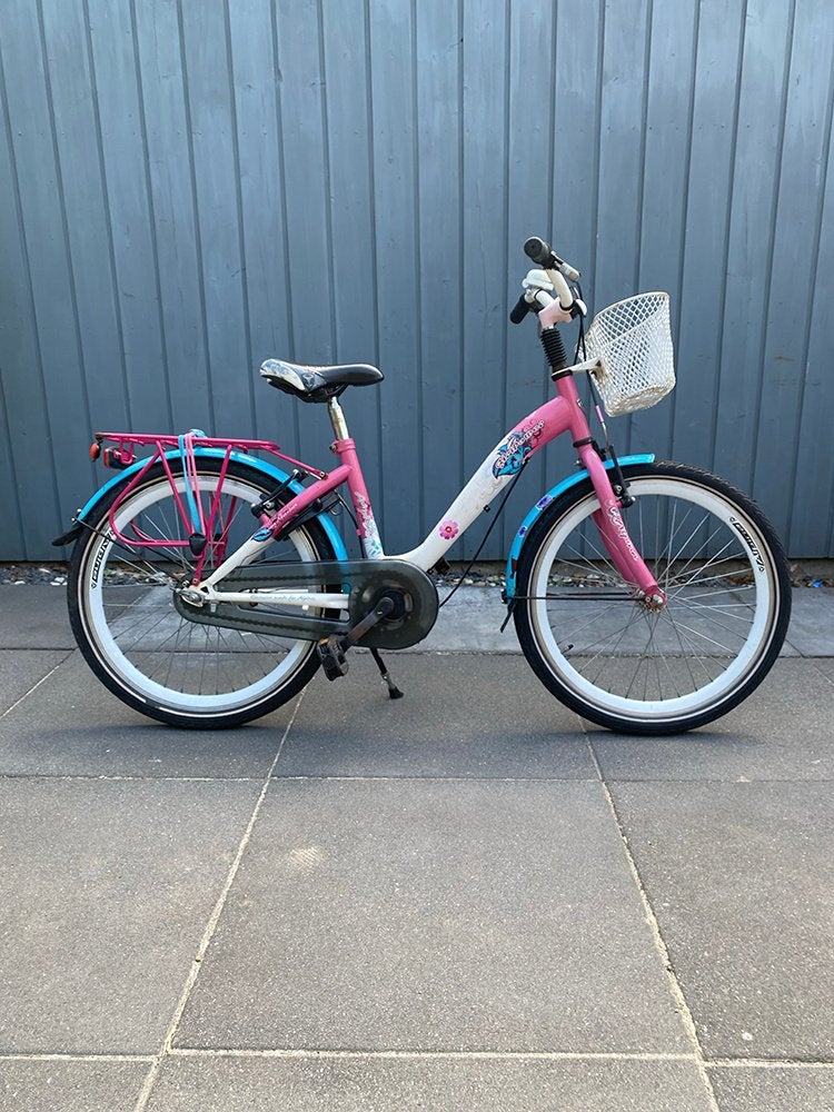 Meisjesfiets 22 inch, Fietsen en Brommers, Fietsen | Meisjes, Ophalen, Terugtraprem, 22 inch, Gebruikt