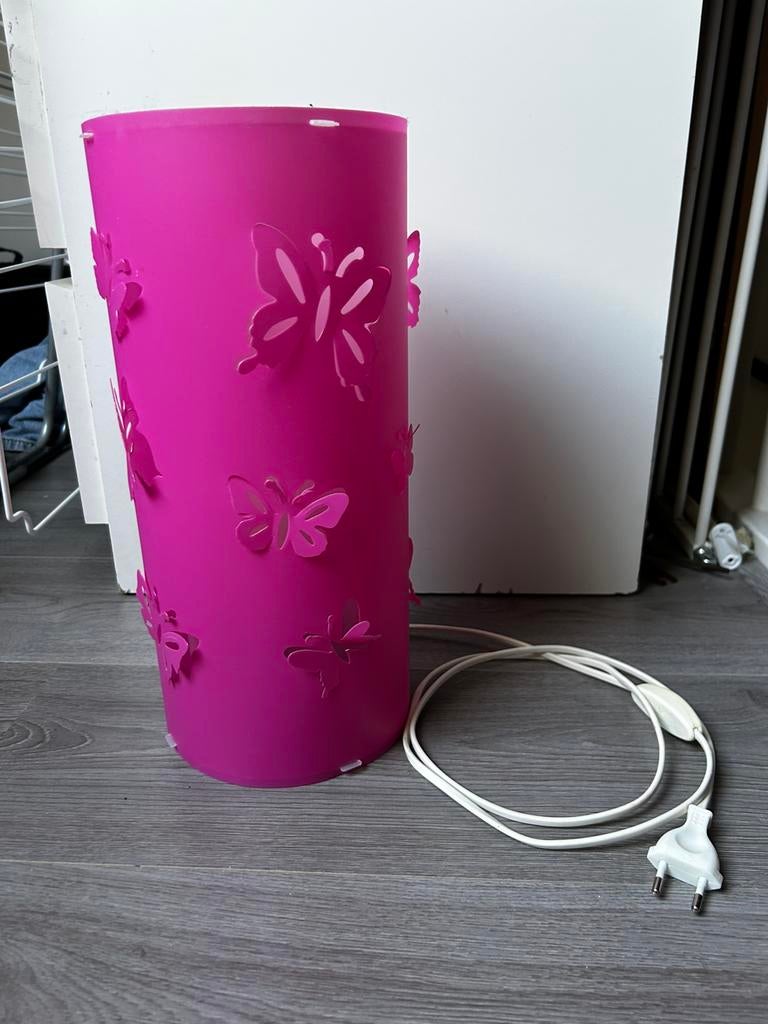 Roze lamp, Ophalen, Zo goed als nieuw, Minder dan 50 cm