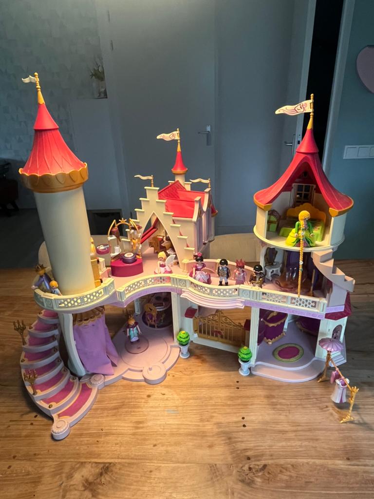 Playmobil Prinsessenkasteel met accessoires, Kinderen en Baby's, Speelgoed | Playmobil, Ophalen, Gebruikt, Complete set