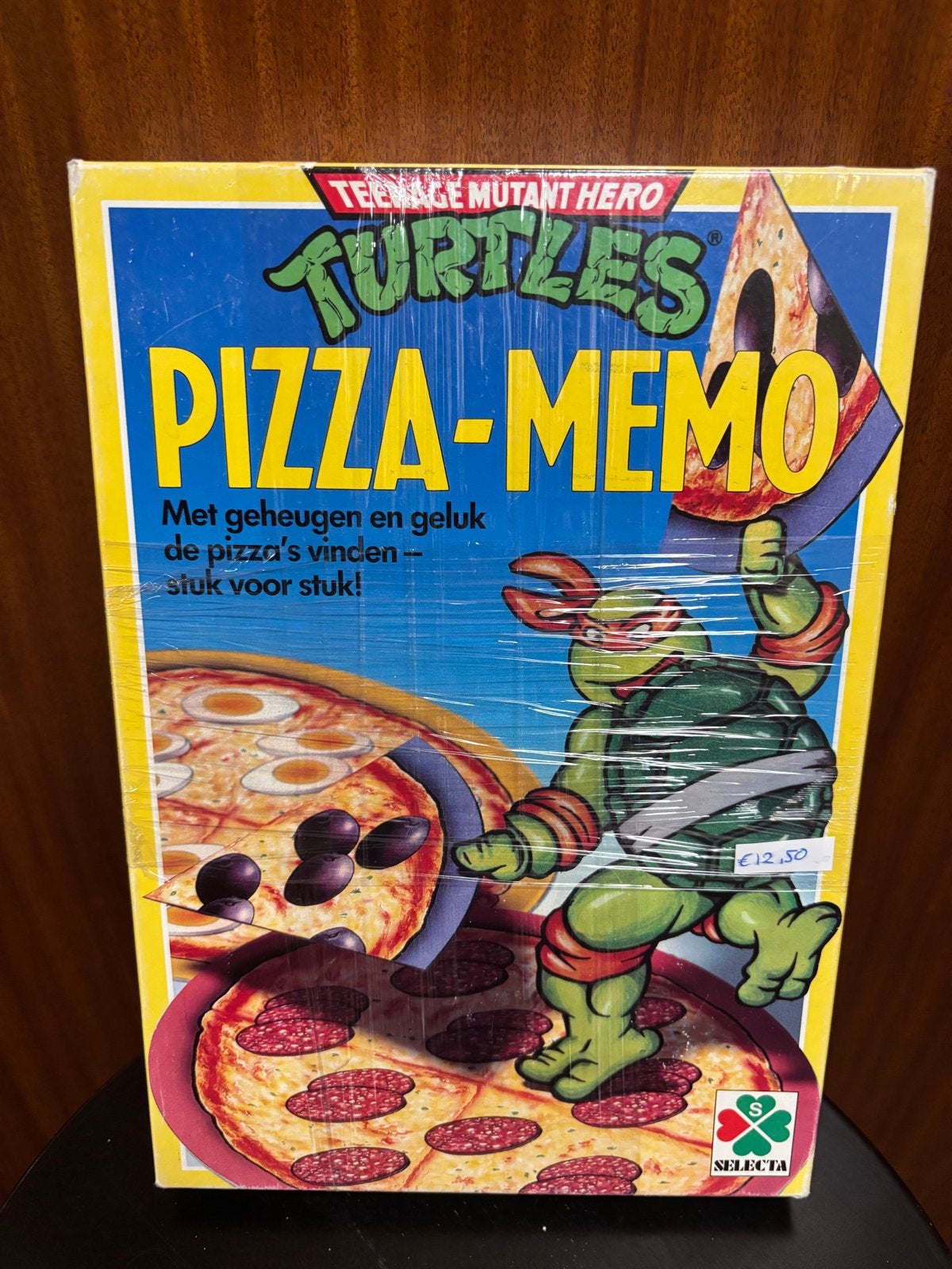 Teenage Mutant Hero Turtles Pizza-Memo Geheugenspel, Drie of vier spelers, Ophalen of Verzenden, Gebruikt
