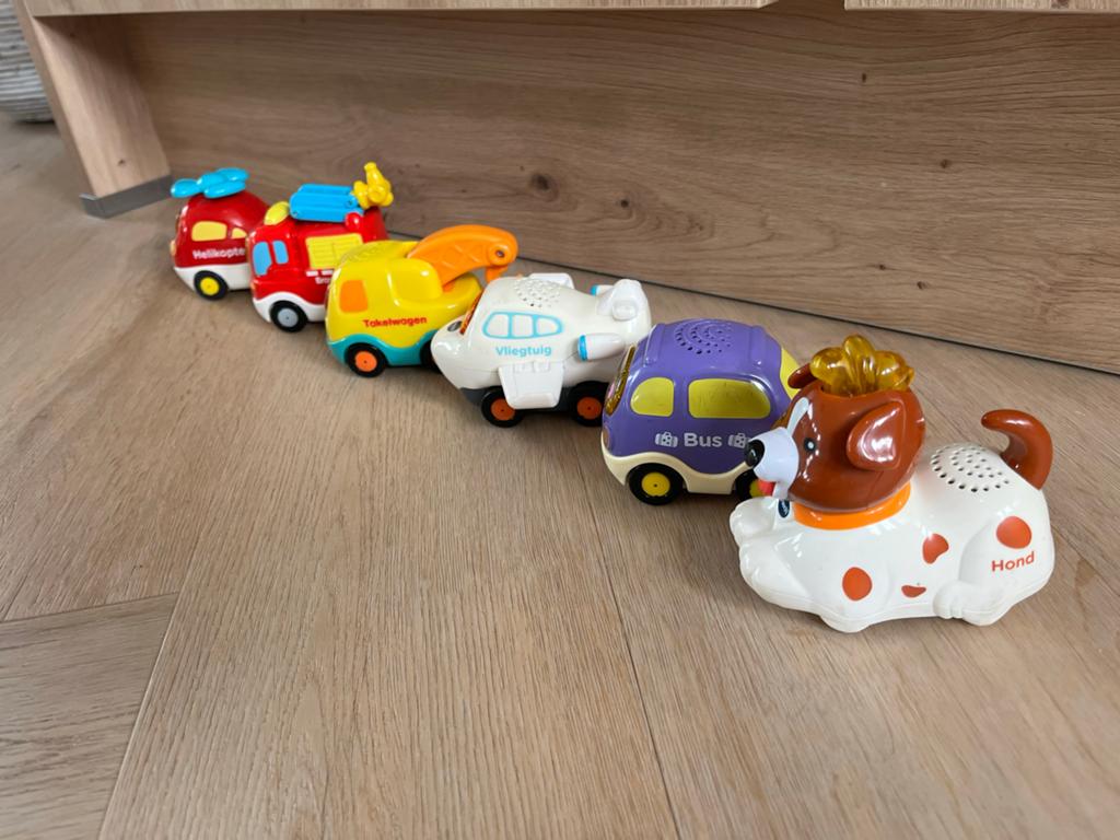 VTech Toet Toet Auto's - Set van 6 voertuigen, Ophalen, Gebruikt