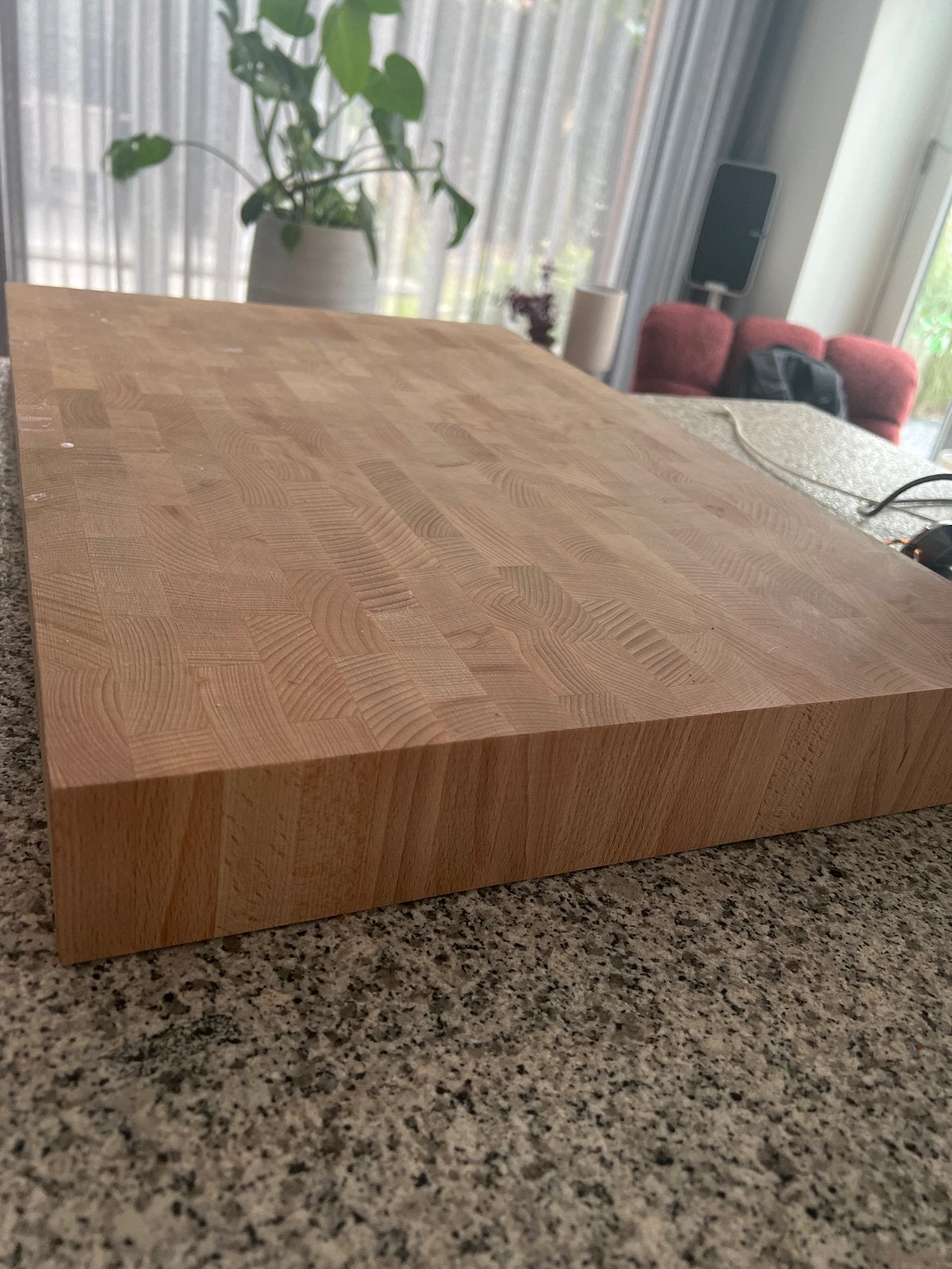 Butler Houten Snijplank / hakblok - Zo goed als nieuw, Huis en Inrichting, Hout, Snij-/serveerplank, Ophalen of Verzenden, Zo goed als nieuw