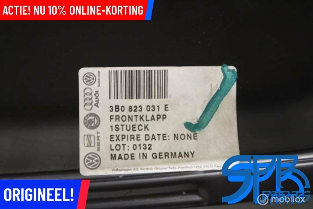 Passat B5 Motorkap 3B Ongespoten Nieuw Origineel Motor Kap, Volkswagen, Nieuw, Ophalen of Verzenden