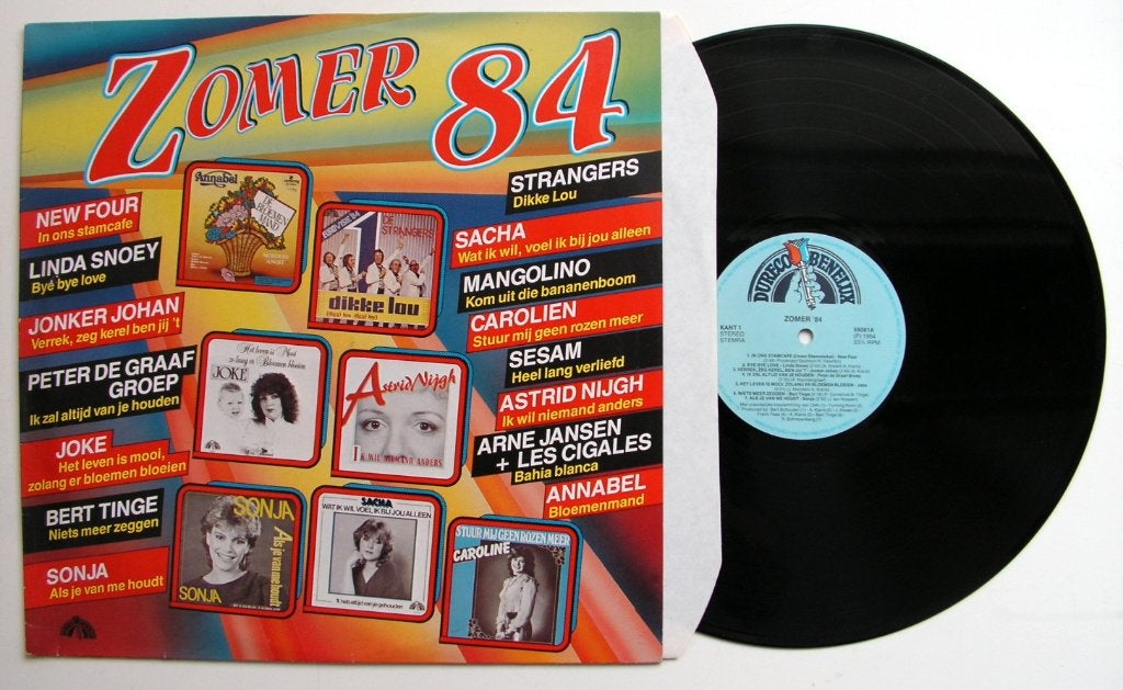 Diverse Nederlandse artiesten - Zomer 84 15 nrs LP ZEER MOOI, Ophalen of Verzenden, Zo goed als nieuw, 12 inch, Fotohoes