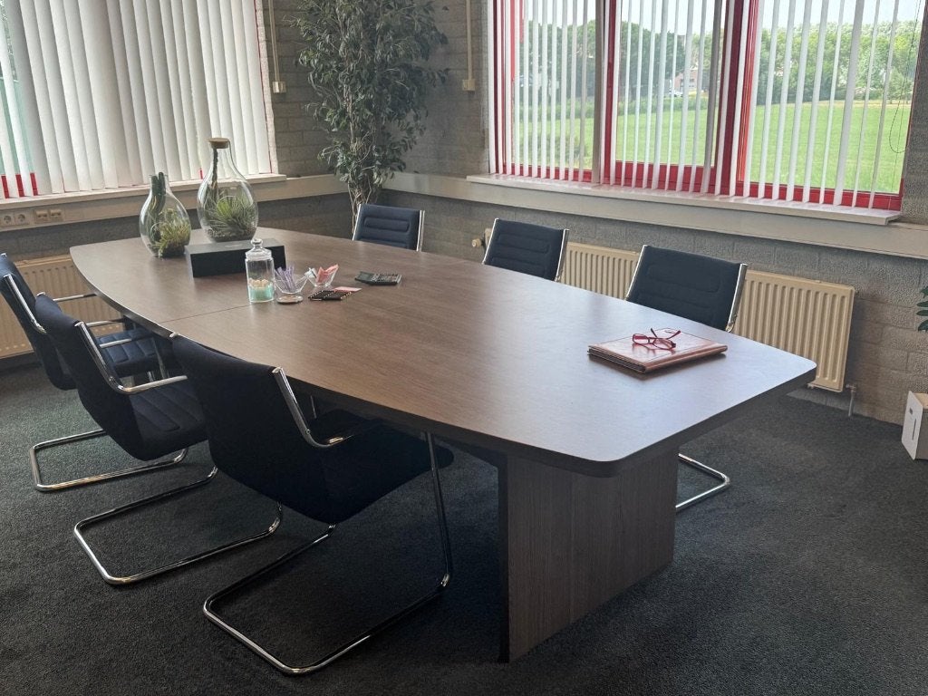Zeer mooie vergadertafel, 100 tot 150 cm, 200 cm of meer, Zo goed als nieuw, Vijf personen of meer