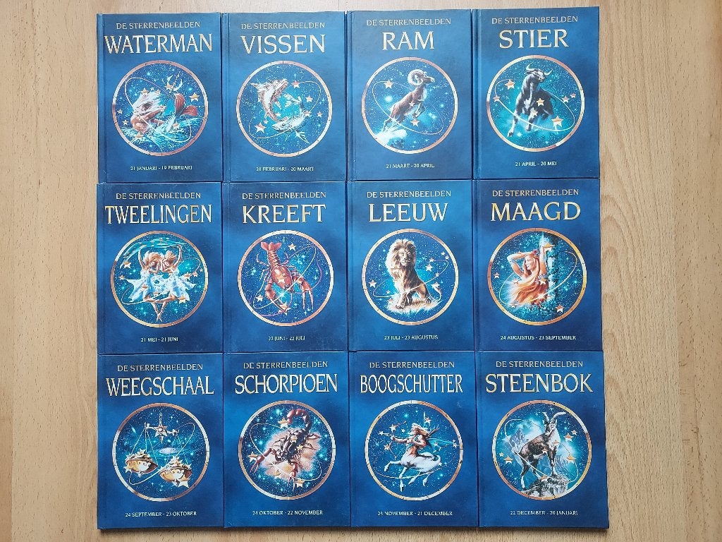 De sterrenbeelden - complete serie (12 delen), Ophalen of Verzenden, Nieuw, Spiritualiteit algemeen, Achtergrond en Informatie