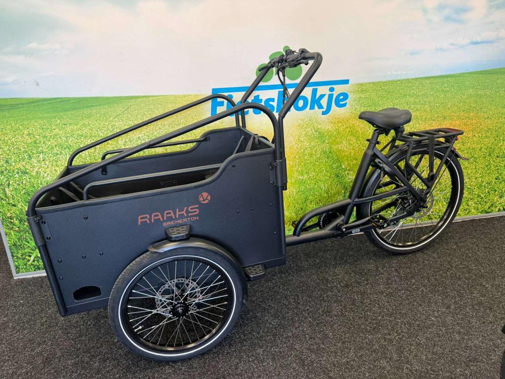 Fietshokje Amersfoort: Nieuwe Raaks Bremerton bakfiets, 4 kinderen of meer, Huif, Niet ingevuld, Nieuw