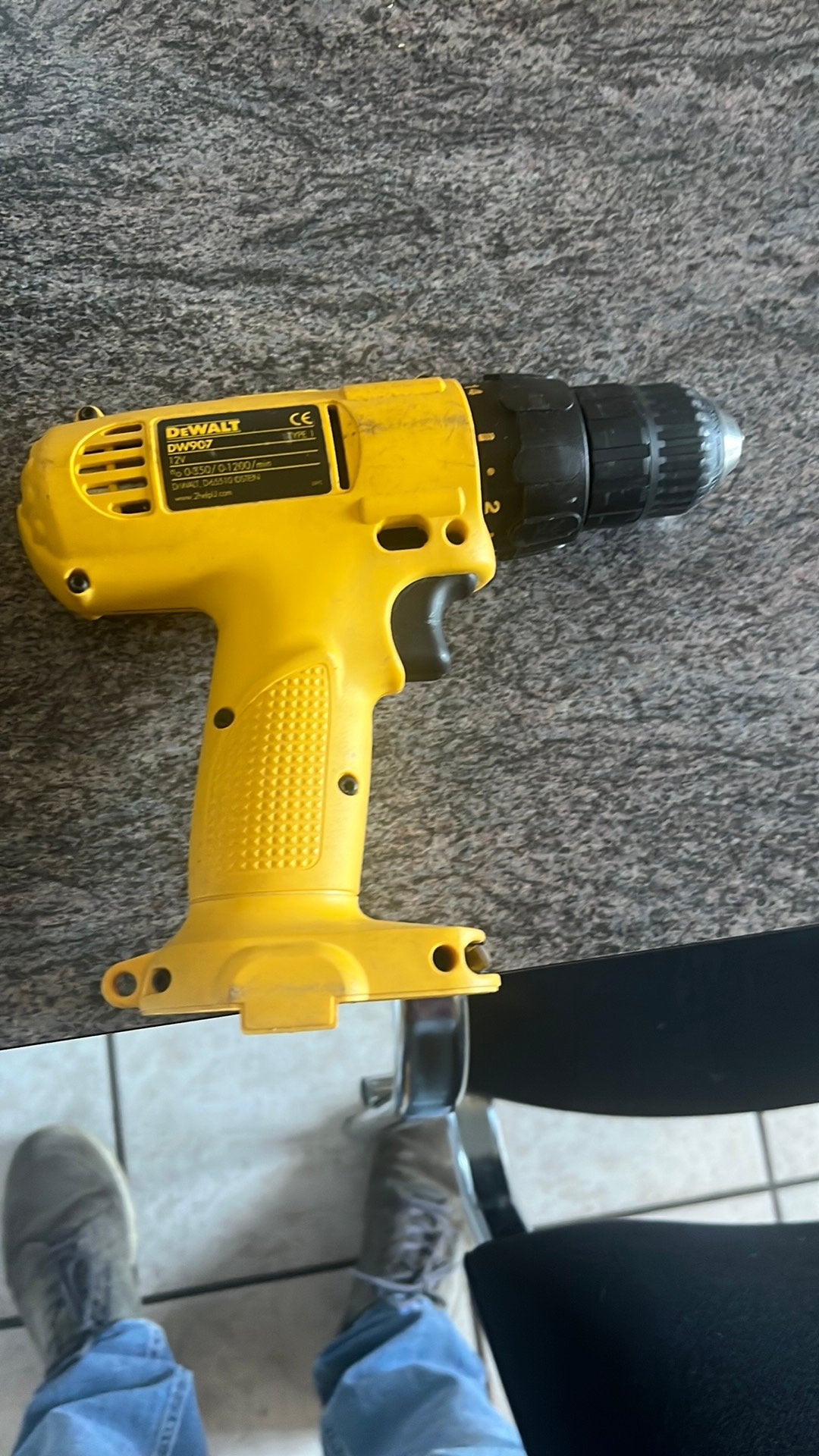 Weinig gebruikte de walt accu boormachine, Ophalen of Verzenden, Zo goed als nieuw, Boormachine