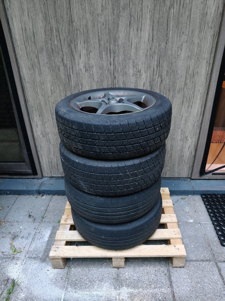 16 inch Toyota Celica Velgen T23(1999-2006) (195/55R16), Ophalen, Gebruikt, Velg(en), 16 inch