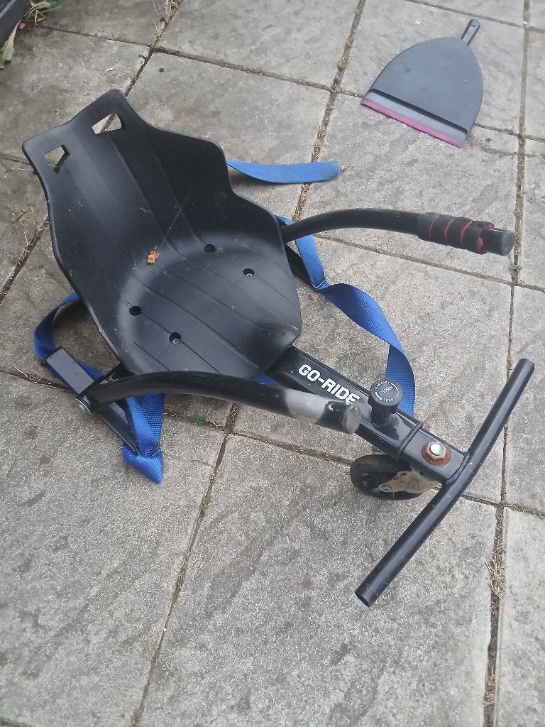Hoverboard kart, Ophalen, Gebruikt