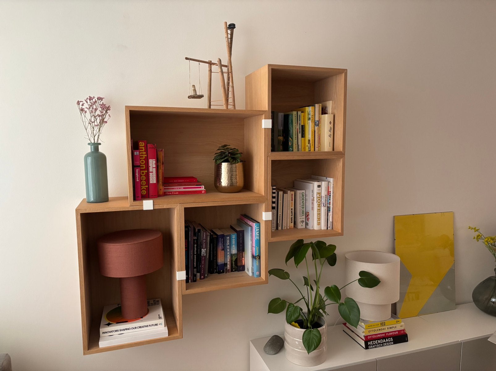 Muuto Stacked kast met losse elementen, Ophalen, Zo goed als nieuw, Minder dan 150 cm, Minder dan 100 cm