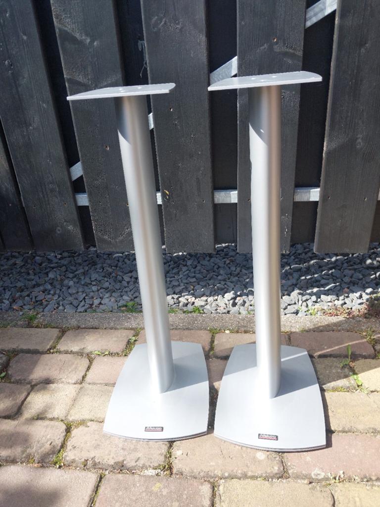 Dynaudio luidsprekerstandaards - Zilver, Overige merken, Gebruikt, Overige typen, Ophalen of Verzenden