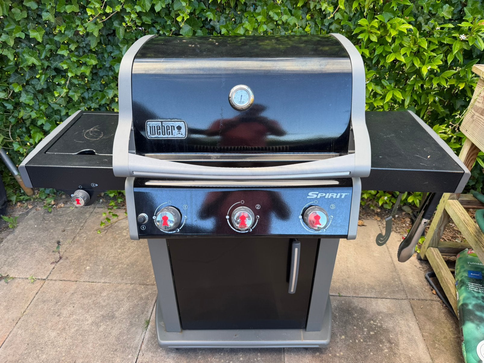 Weber Spirit gas bbq incl fles., Tuin en Terras, Gasbarbecues, Ophalen, Gebruikt