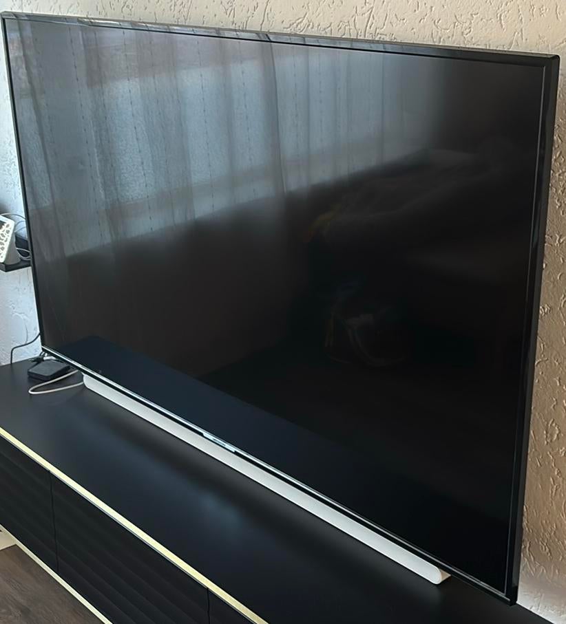 Medion 65 inch TV geluid werkt, geen beeld voor onderdelen, 50 Hz, Zo goed als nieuw, 100 cm of meer, Ophalen