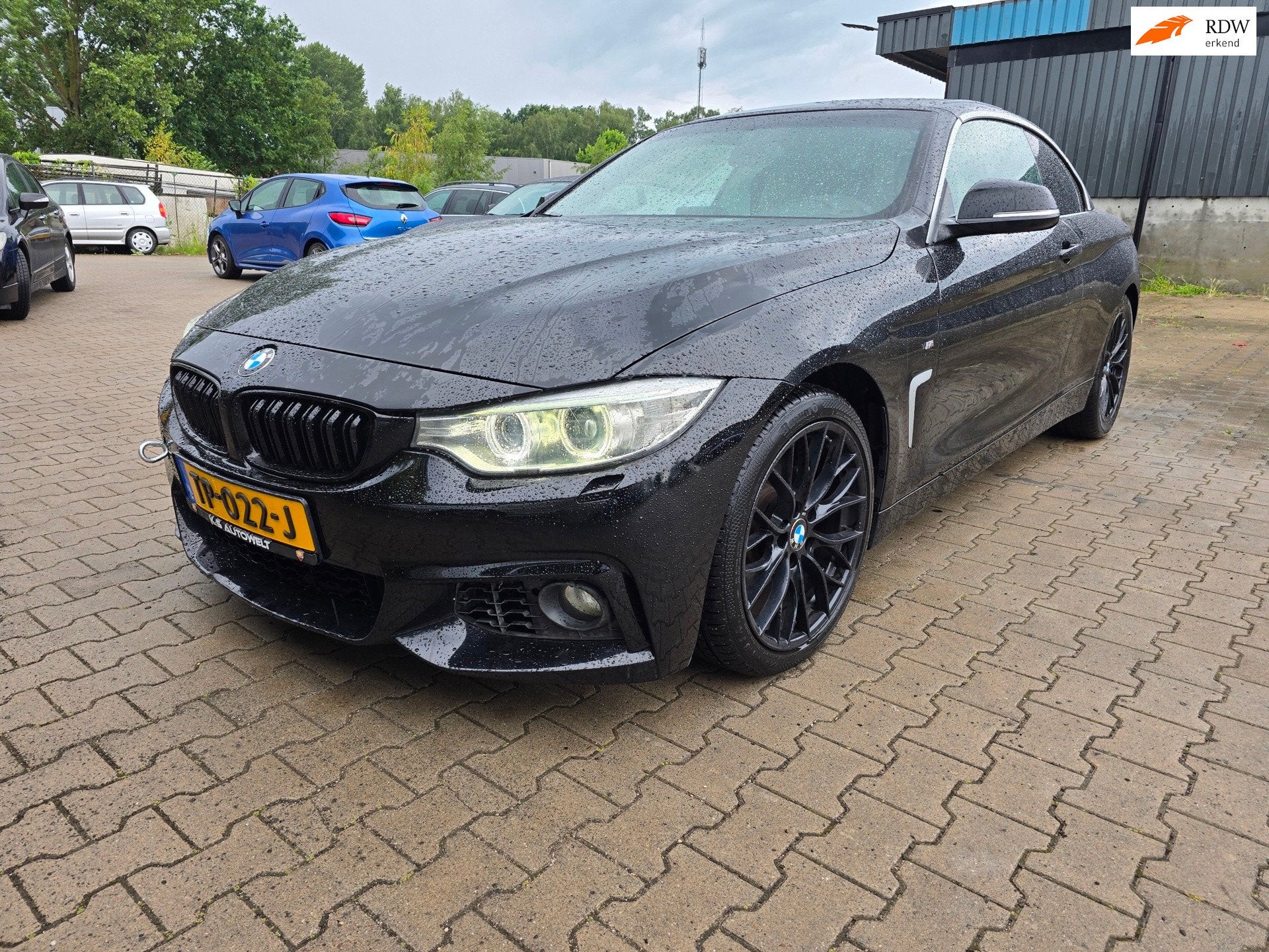 BMW 4-serie Cabrio 430d High Executive Export/handel, Auto's, Achterwielaandrijving, Cabriolet, Zwart, Leder