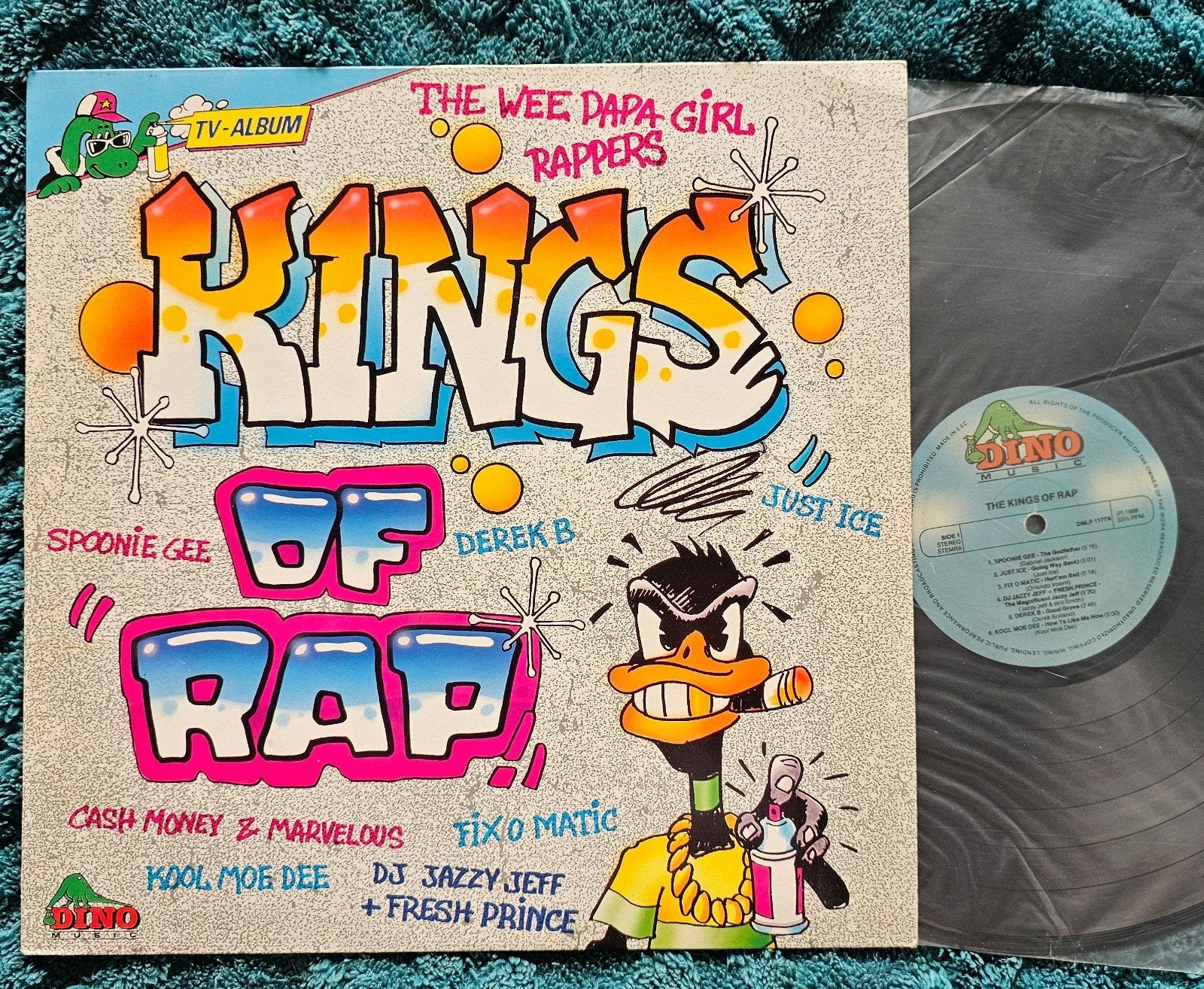 Kings of Rap! (Dino Music DNLP 1177) Old-school Hiphop, LP, Gebruikt, Overige formaten, Ophalen of Verzenden