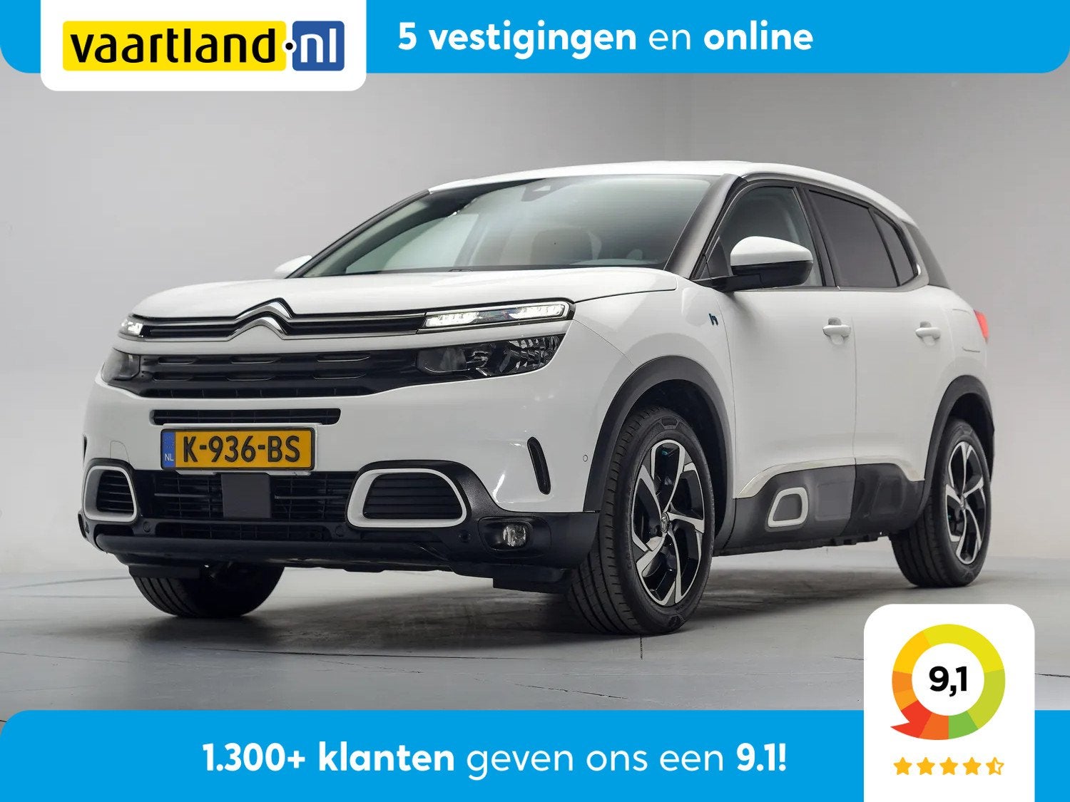 Citroën C5 Aircross 1.6 Plug-in Hybrid 225 ë-Series [ came, Auto's, Automaat, 4 cilinders, 181 pk, C5 Aircross