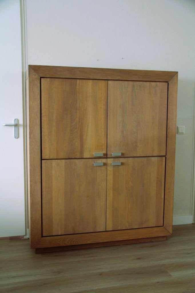 kast, Huis en Inrichting, Ophalen, 100 tot 150 cm, Eikenhout, 150 tot 200 cm