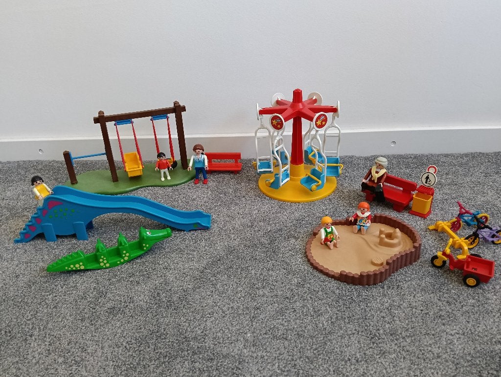 Een leuke Playmobil speeltuin te koop!, Ophalen, Zo goed als nieuw