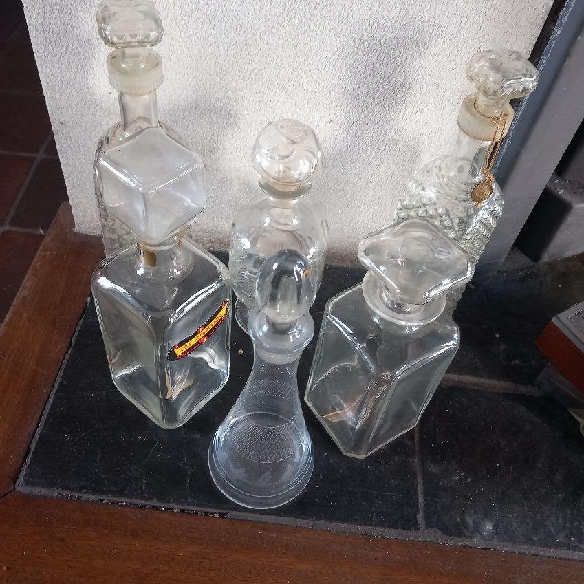 Karaf, Ophalen of Verzenden, Zo goed als nieuw, Bierglas