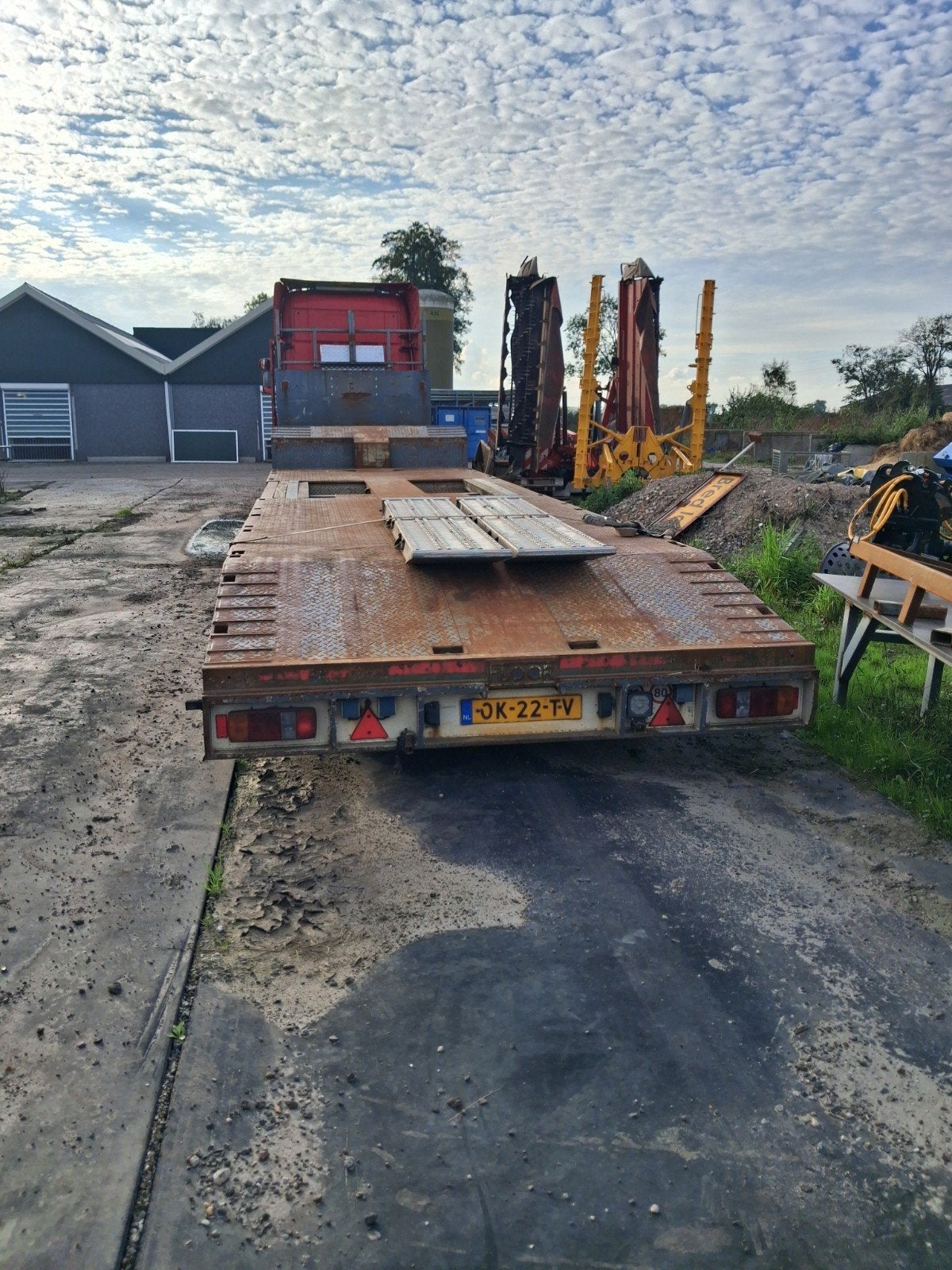 floor semi dieplader, Auto diversen, Ophalen, Gebruikt