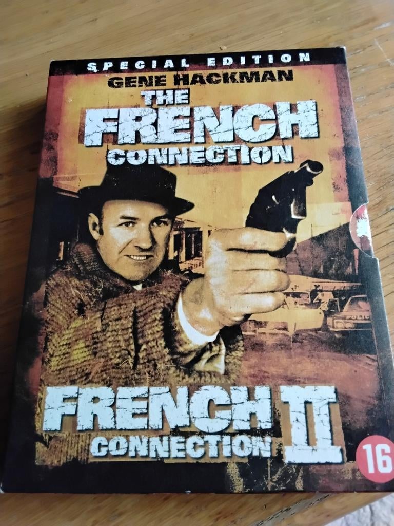 The French connection 1 en2 ( 3disk)., Vanaf 16 jaar, Ophalen, Zo goed als nieuw, Thrillers en Misdaad