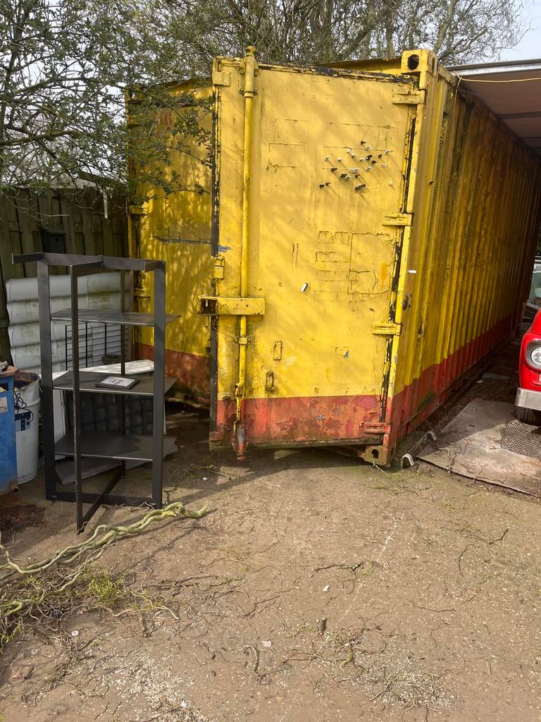 Gele opslagcontainer, Doe-het-zelf en Verbouw, Containers, Ophalen