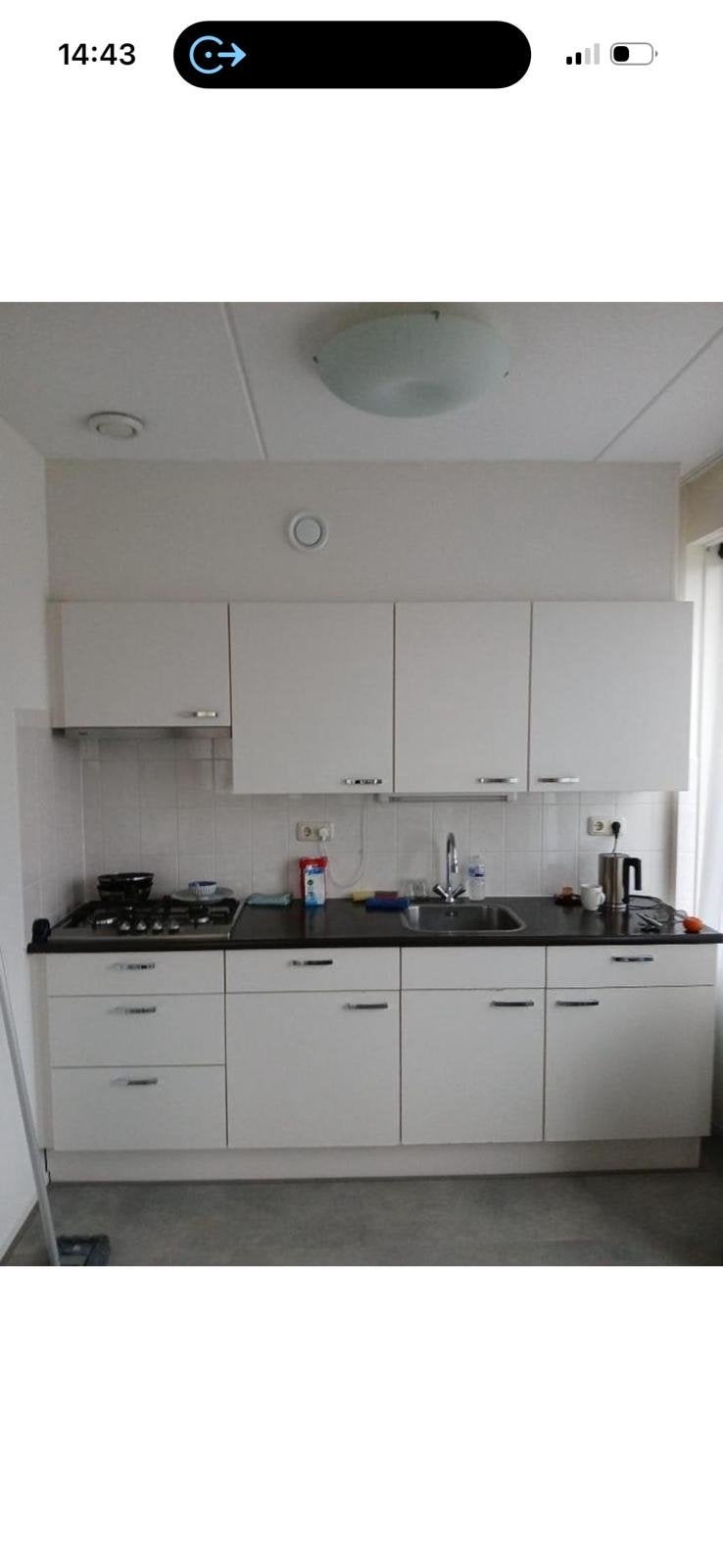 Bruynzeel keuken - Compleet en functioneel licht beschadigd, Gebruikt, Wit, Enkelwandige keuken, Ophalen of Verzenden