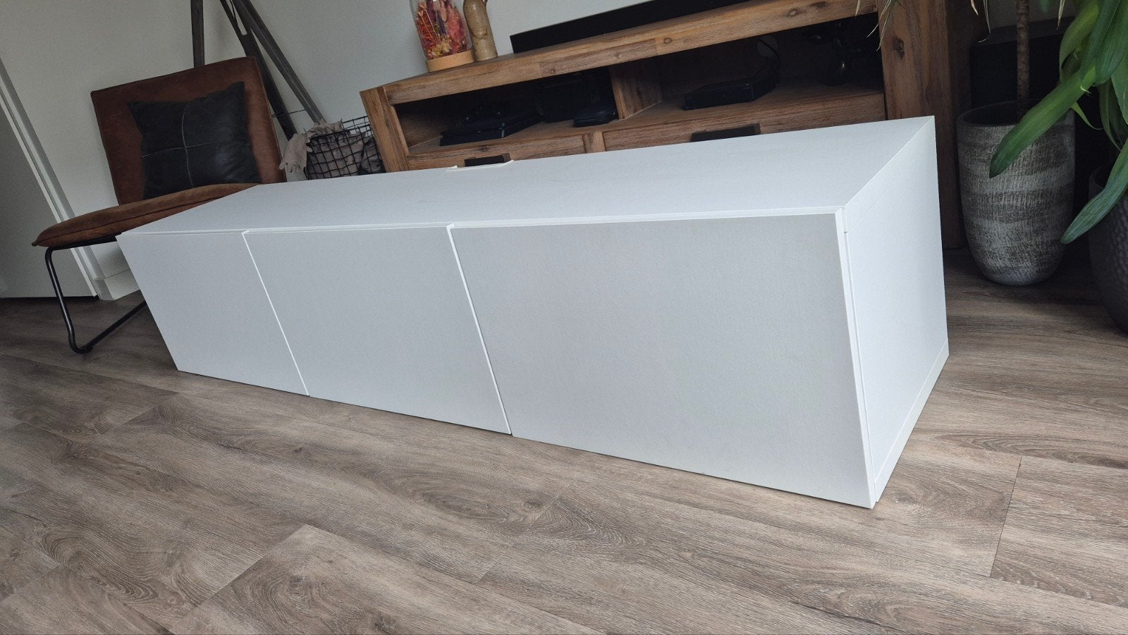 TV meubel, Ophalen, Mdf, Plinten