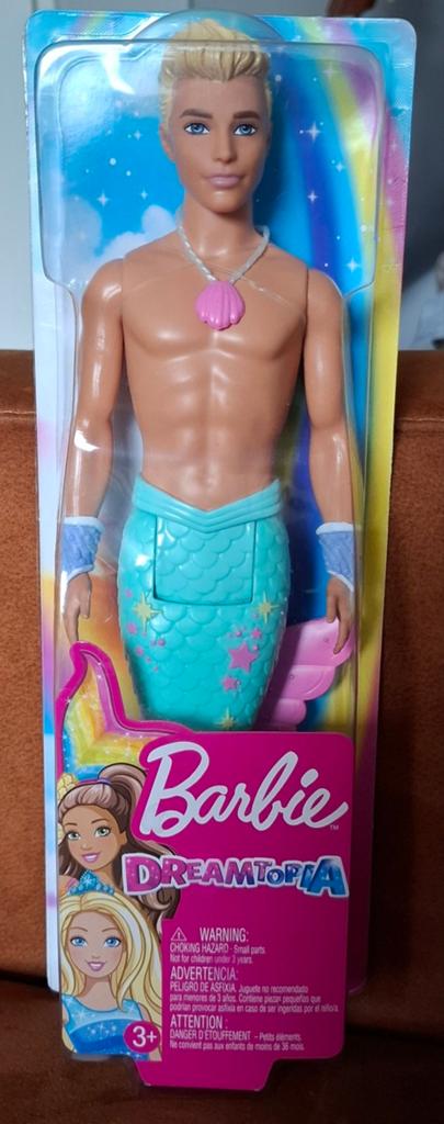 Barbie Dreamtopia Zeemeerman Ken Pop - Nieuw in verpakking, Ophalen of Verzenden, Nieuw, Barbie