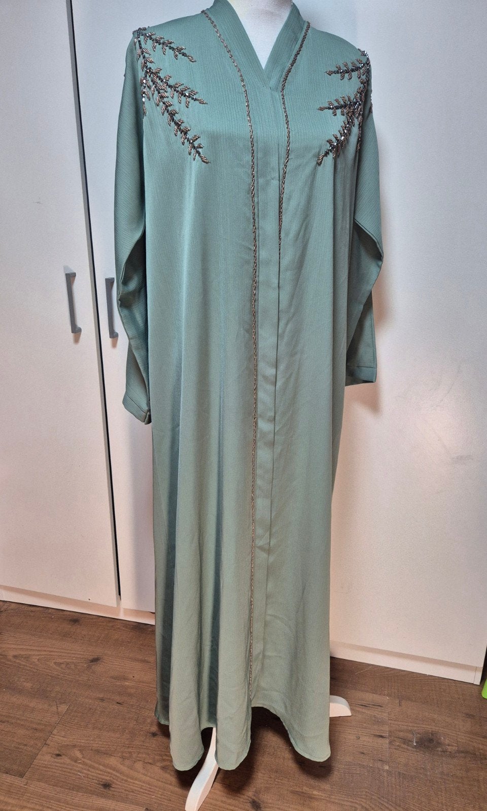 Nieuwe mintgroene abaya, Ophalen of Verzenden, Nieuw, Groen