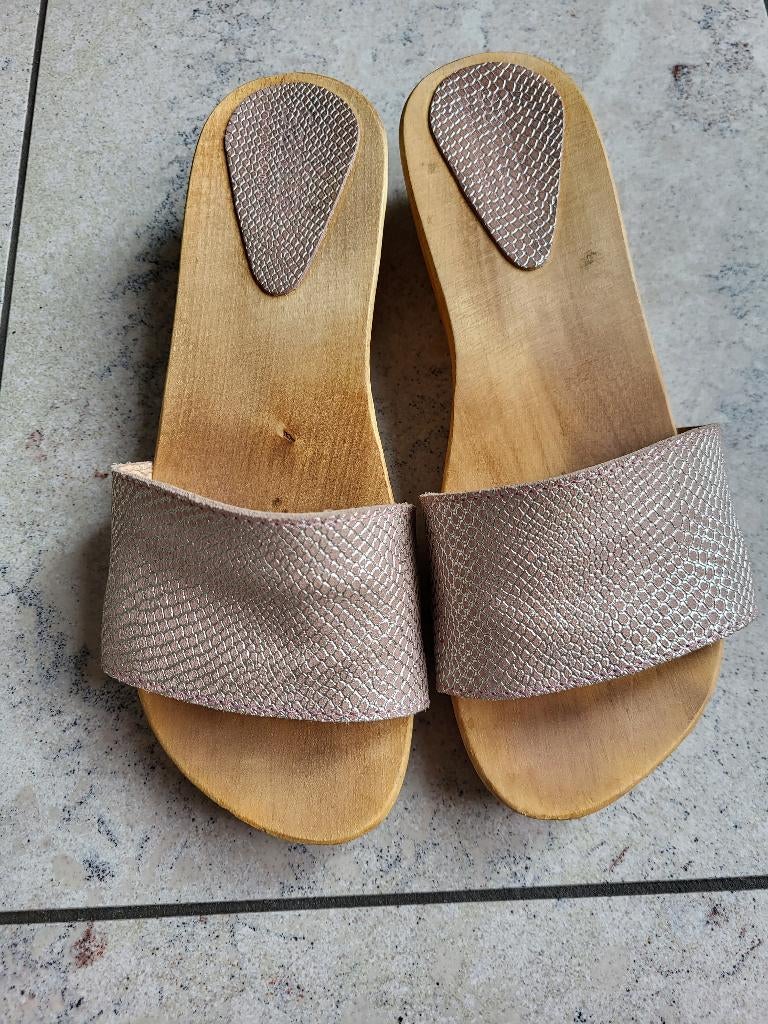 Sanita muiltjes/sandalen maat 37, Zo goed als nieuw, Roze, Sanita, Sandalen of Muiltjes