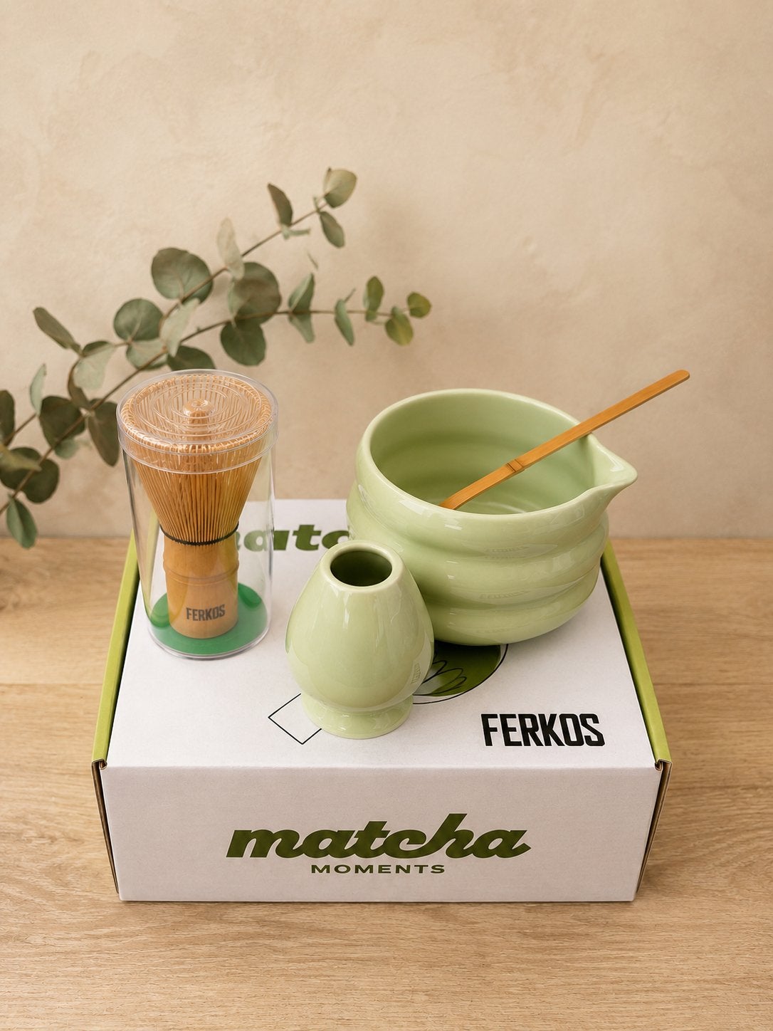 NIEUW IN DOOS  4-delige Matcha Set, Nieuw, Ophalen of Verzenden, Overige merken, Groen