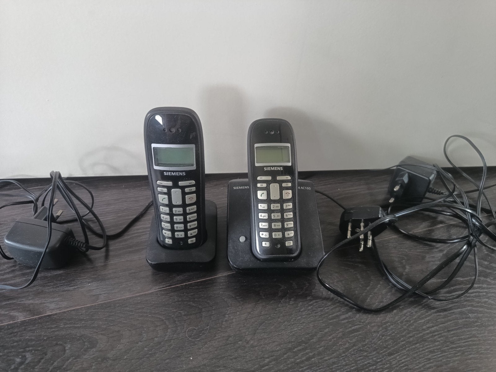 Siemens Gigaset AC 160 (draadloze telefoons) met opladers, Ophalen, Gebruikt, 2 handsets