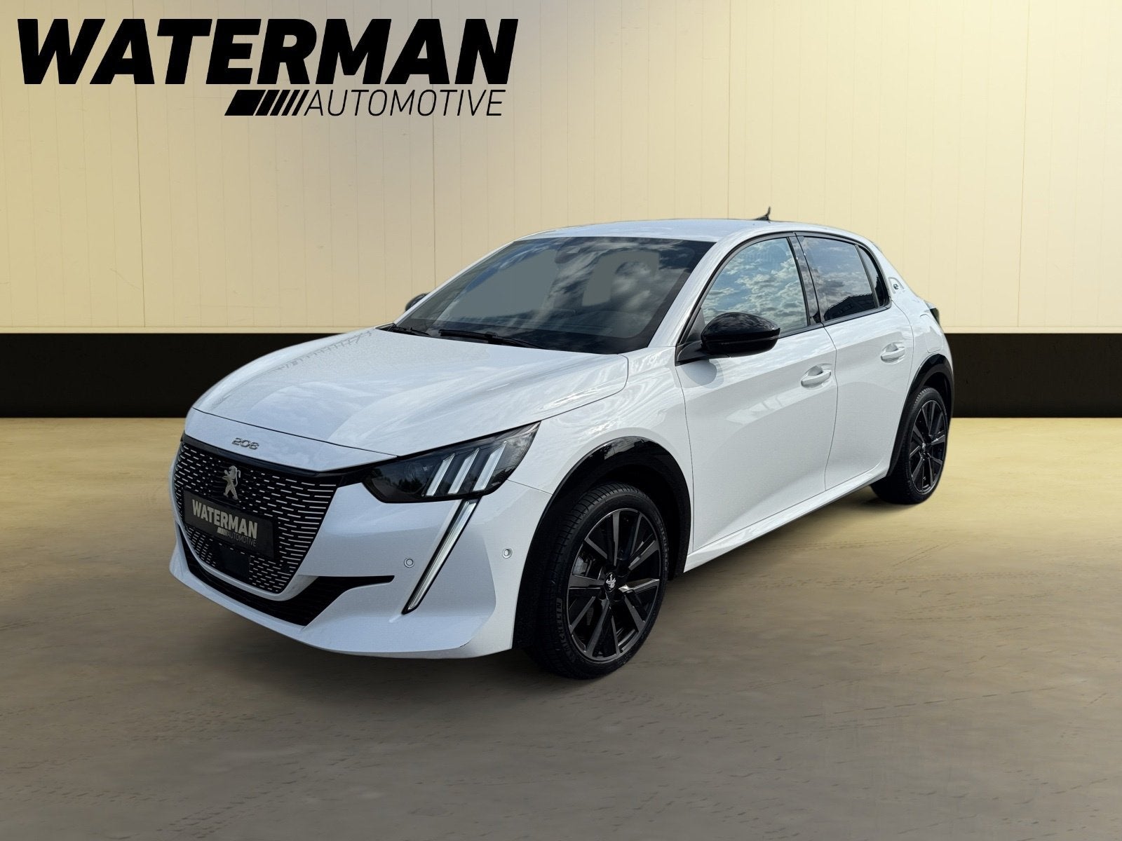 Peugeot E-208 EV GT-LINE 50 kWh CAMERA/CRUISE/LED/CARPLAY/17, Auto's, Dealer onderhouden, 136 pk, Gebruikt, Zwart