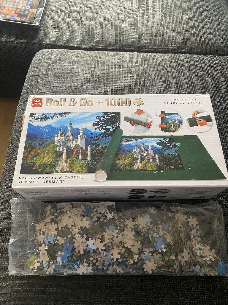 Legpuzzel King Neuschwanstein Castle, Ophalen of Verzenden, 500 t/m 1500 stukjes, Zo goed als nieuw, Legpuzzel