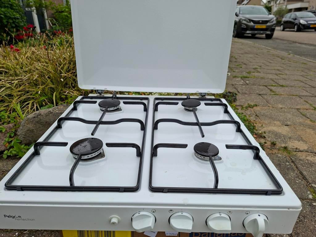 Pelgrim Perfecion 4-pits gaskookplaat., Ophalen, Gebruikt, 60 cm of meer, 4 kookzones