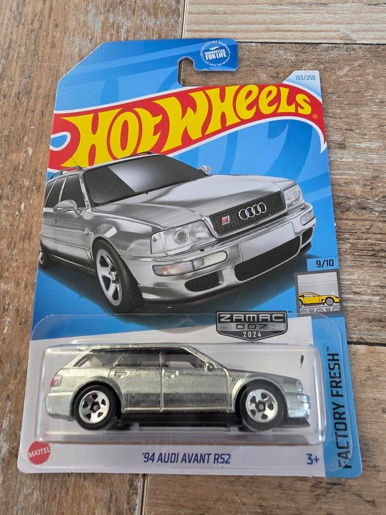 Hot Wheels '94 Audi Avant RS2 ZAMAC, Ophalen of Verzenden, Nieuw, Auto